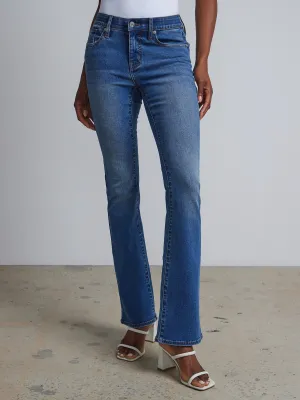Tall Curvy High-Waisted Bootcut Jeans - Dark Wash