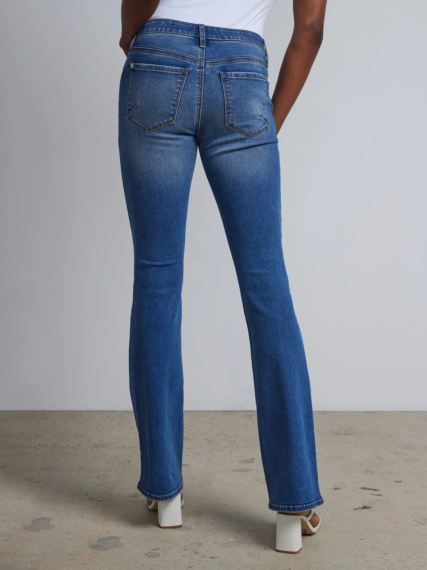 Tall Curvy High-Waisted Bootcut Jeans - Dark Wash