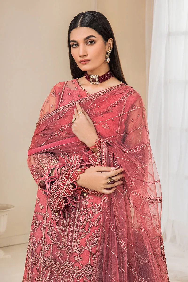 Tea Pink Embroidered Salwar Suit Pakistani Salwar Kameez Dupatta