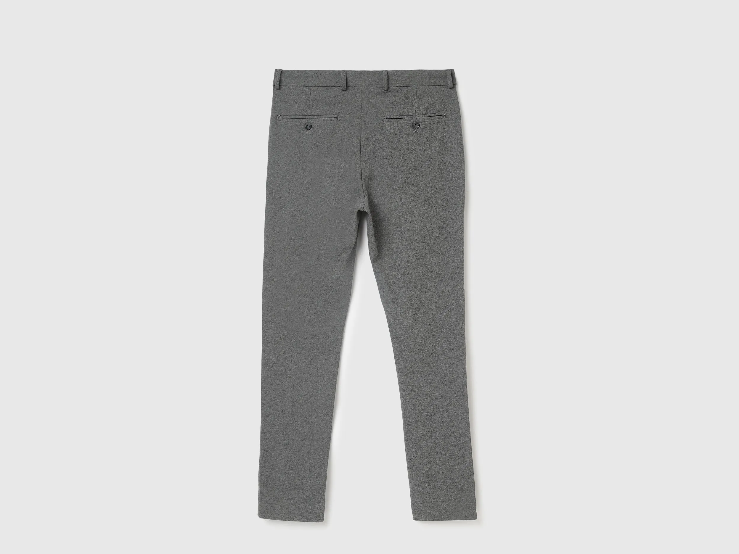 Textured Slim Fit Trousers