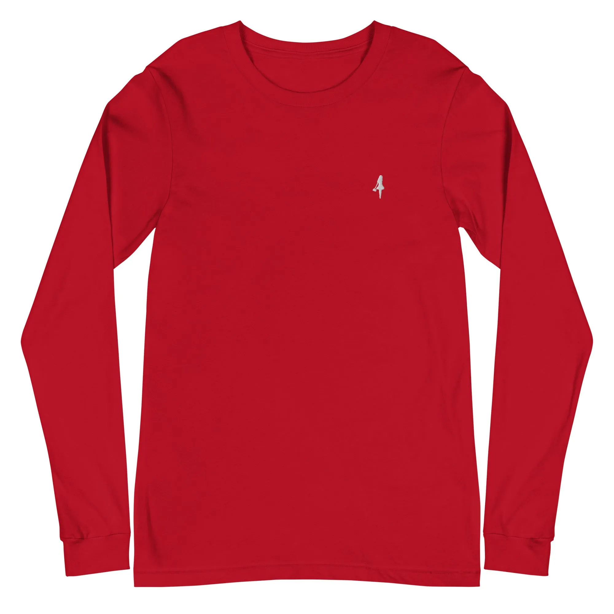 The Aira Collection Embroidered Logo Long Sleeve Tee