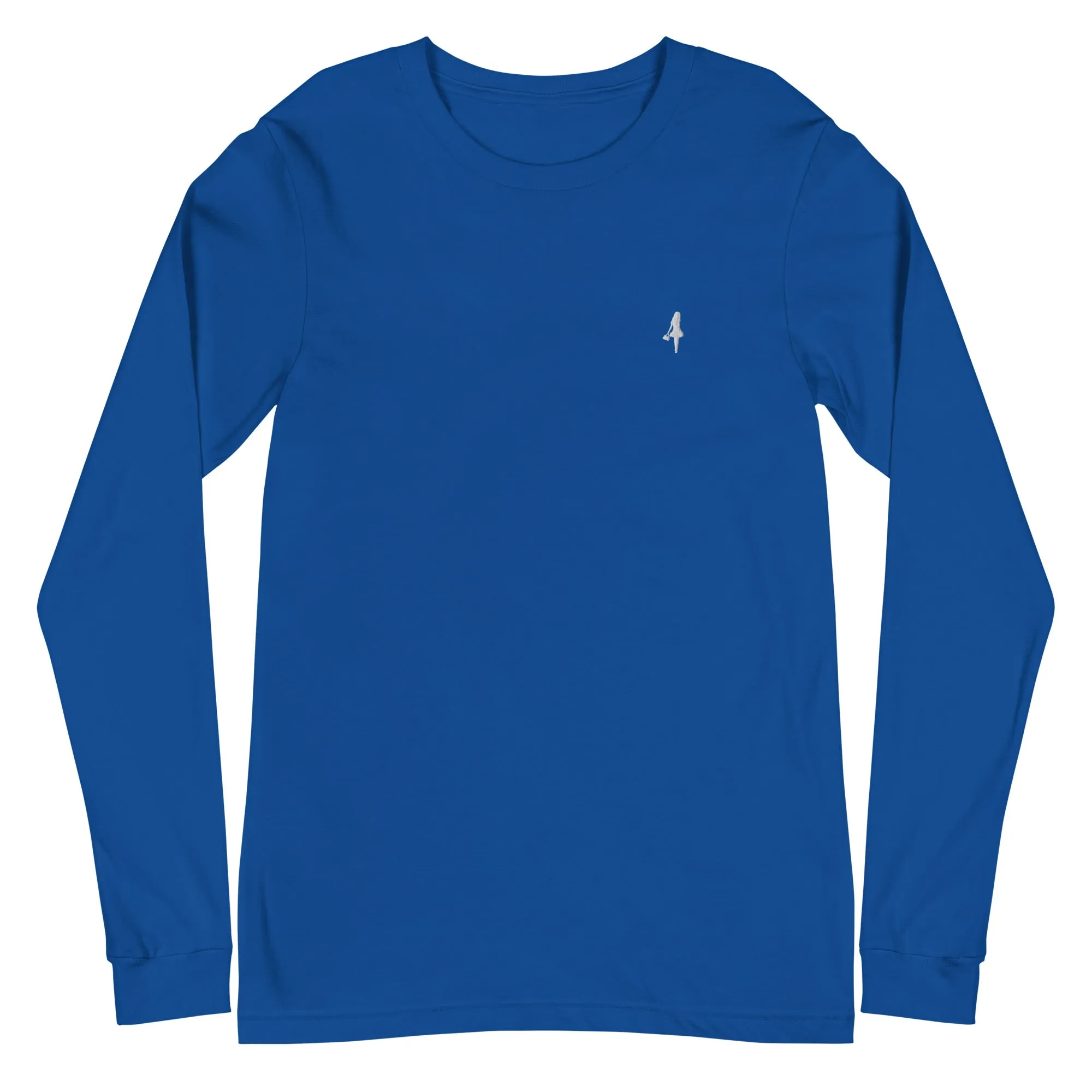 The Aira Collection Embroidered Logo Long Sleeve Tee