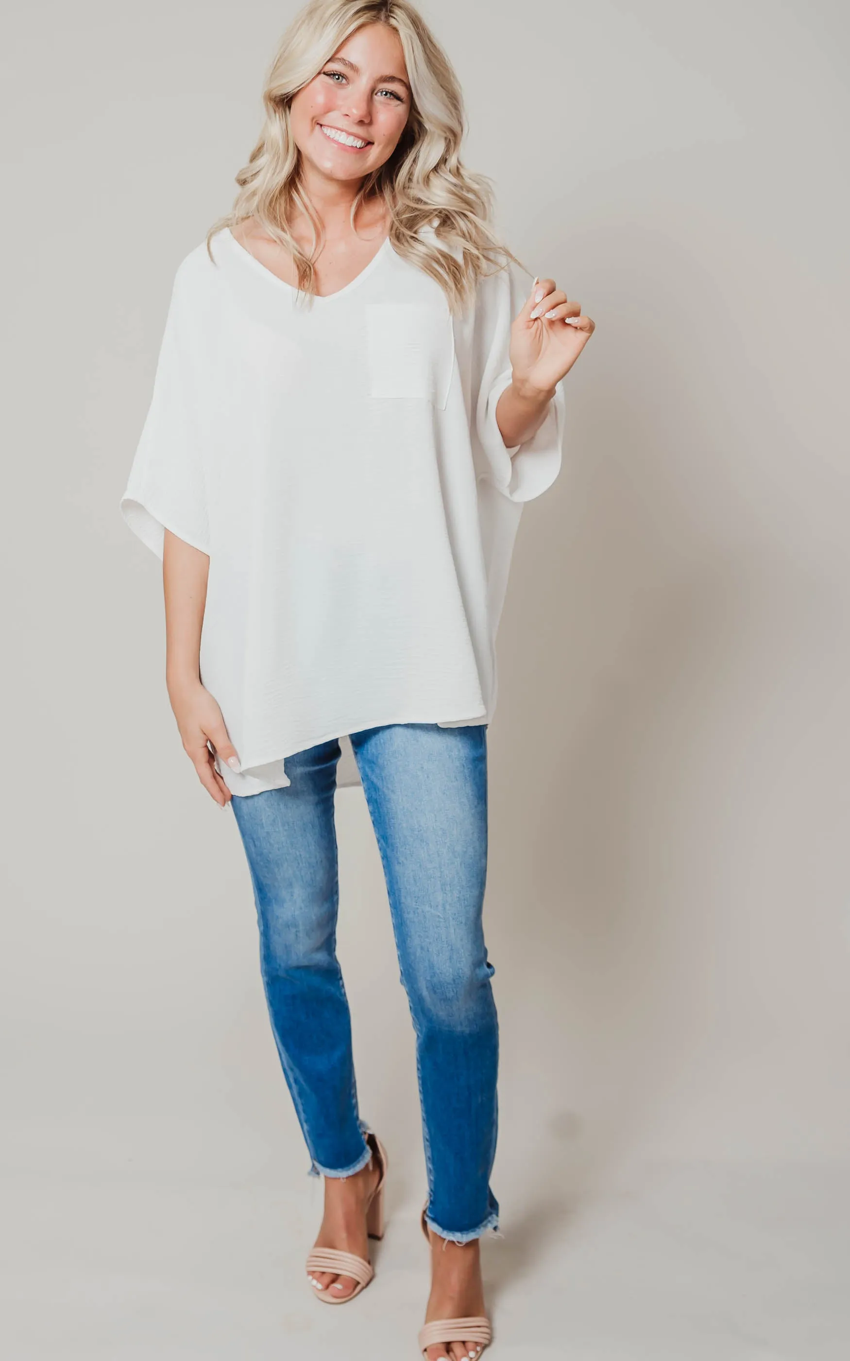 The Jessica Oversized Blouse - Final Sale