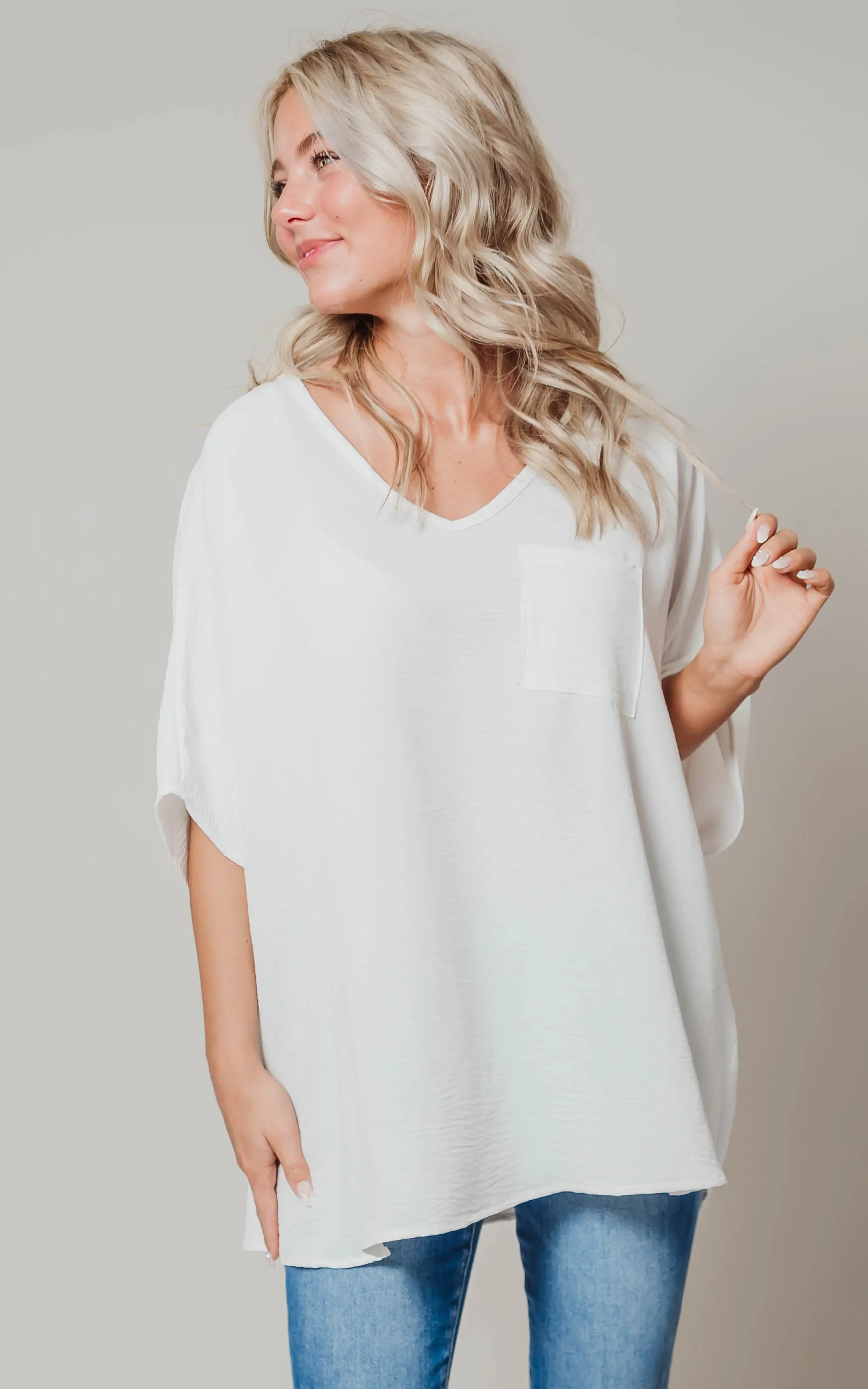 The Jessica Oversized Blouse - Final Sale