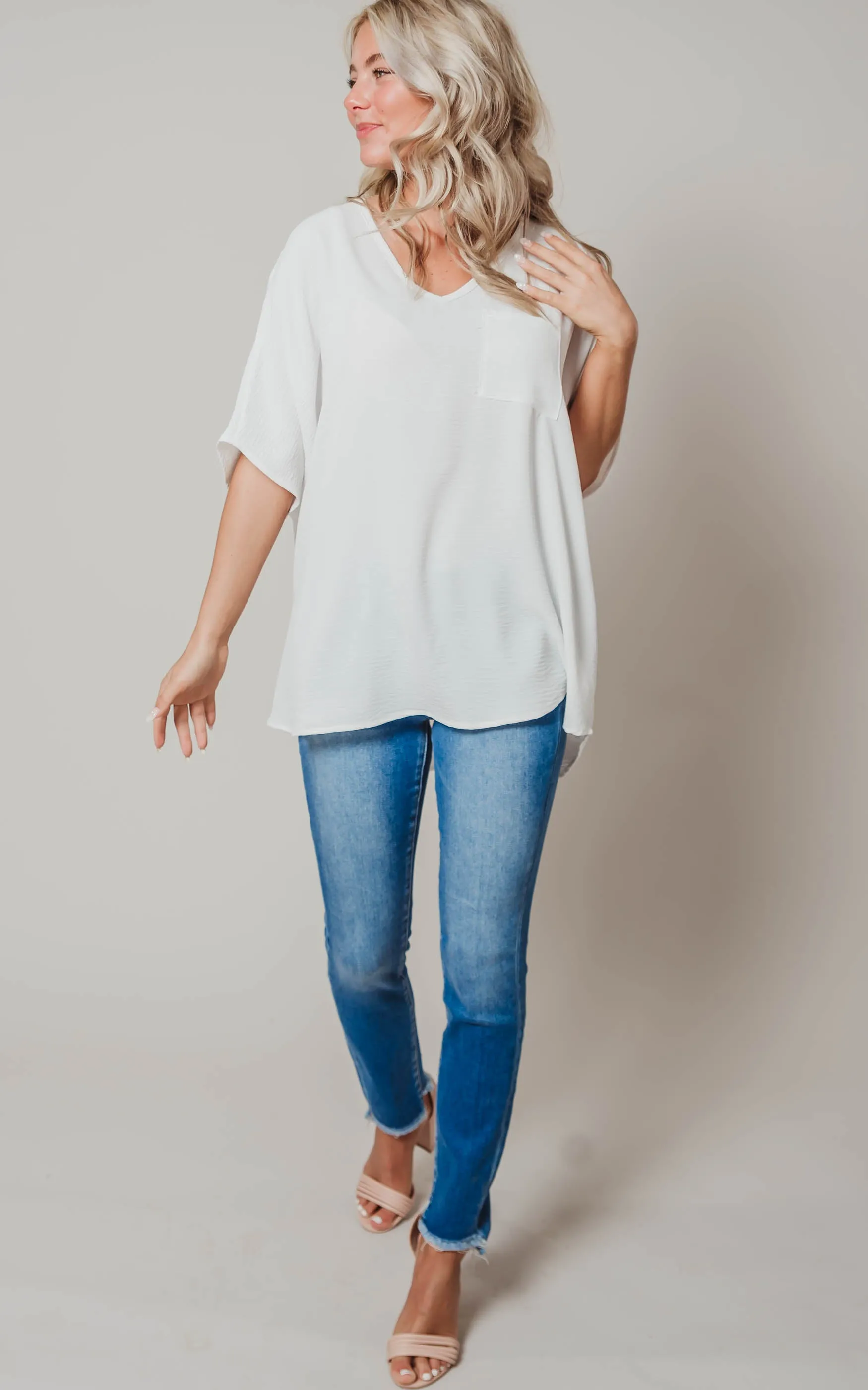 The Jessica Oversized Blouse - Final Sale