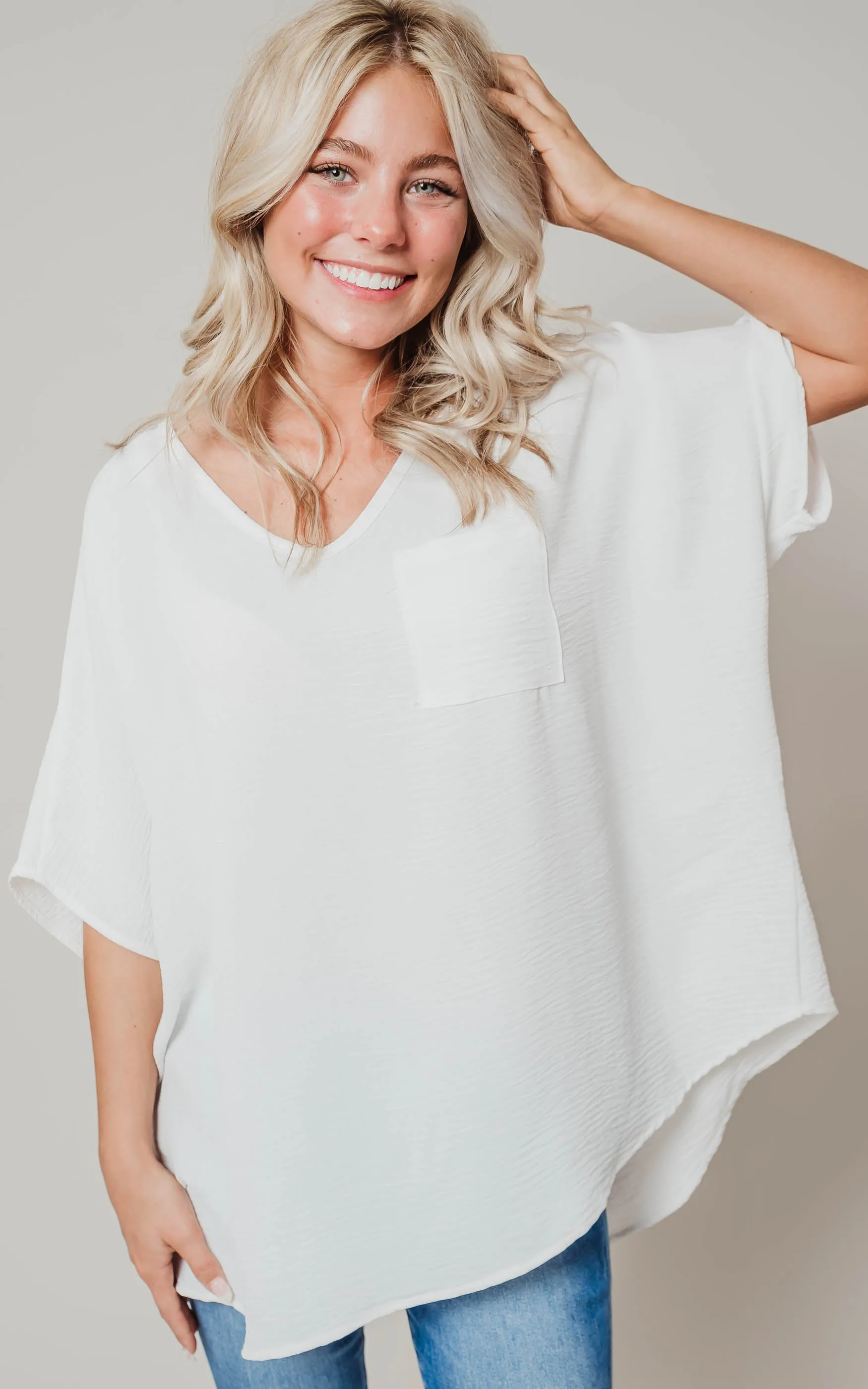 The Jessica Oversized Blouse - Final Sale