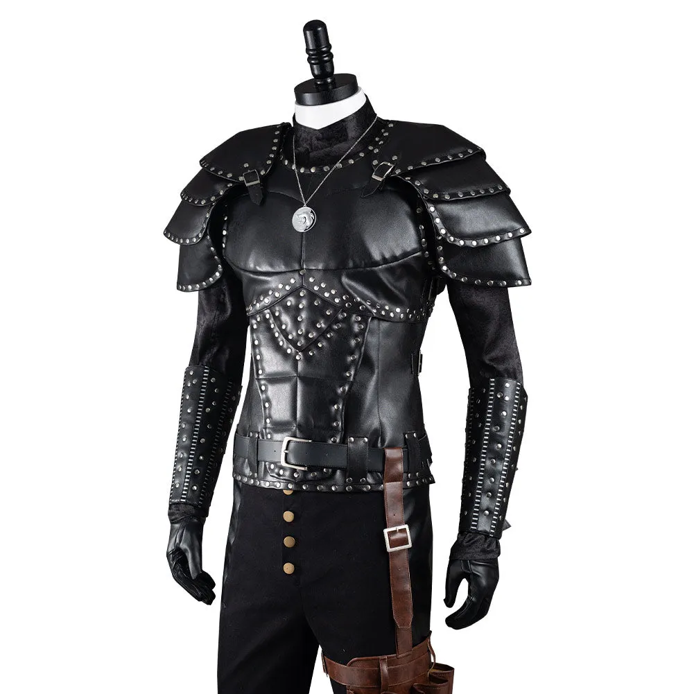 The Witcher Geralt of Rivia Cosplay Costume Outfits Halloween Carnival Suit