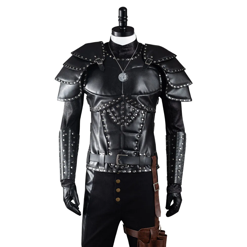 The Witcher Geralt of Rivia Cosplay Costume Outfits Halloween Carnival Suit