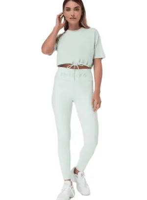 TRIBE OF 6 ABIA BAMBOO SHORT SLEEVE T-SHIRT WITH EMBROIDERED NECK