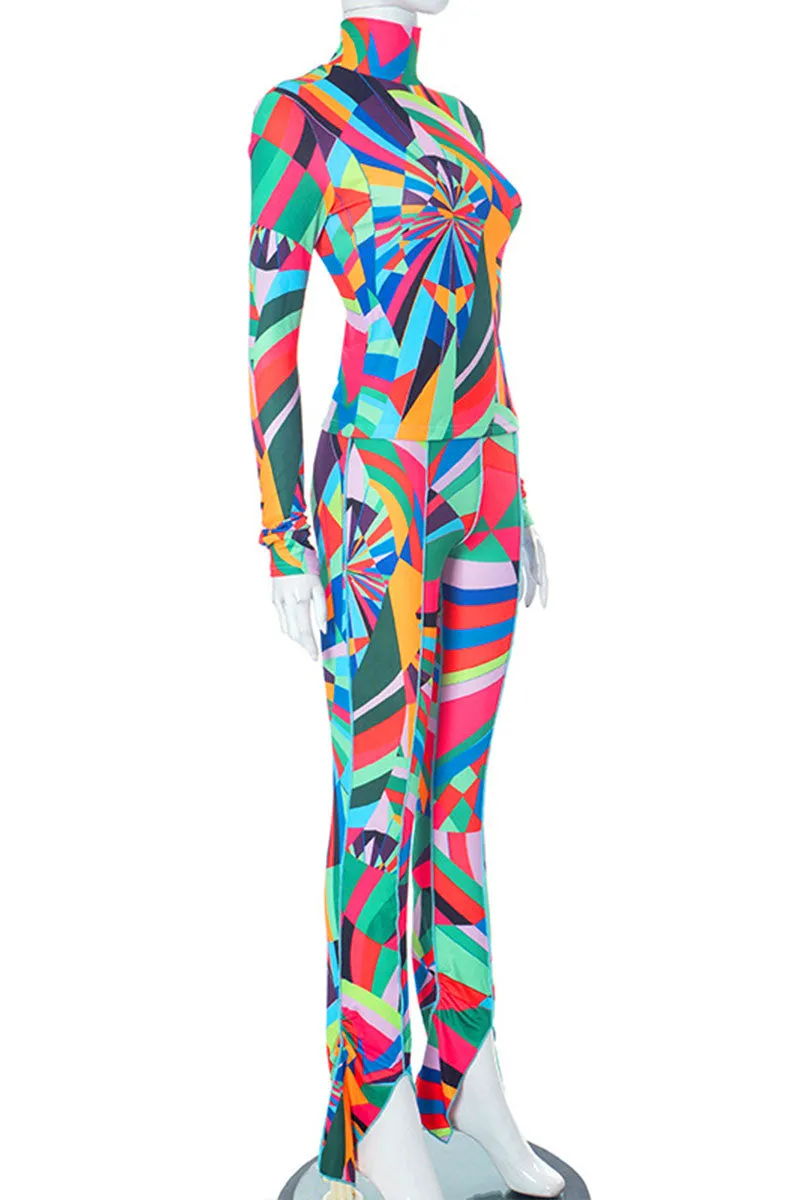 UG0299 Rainbow Geo Shirt and Pants