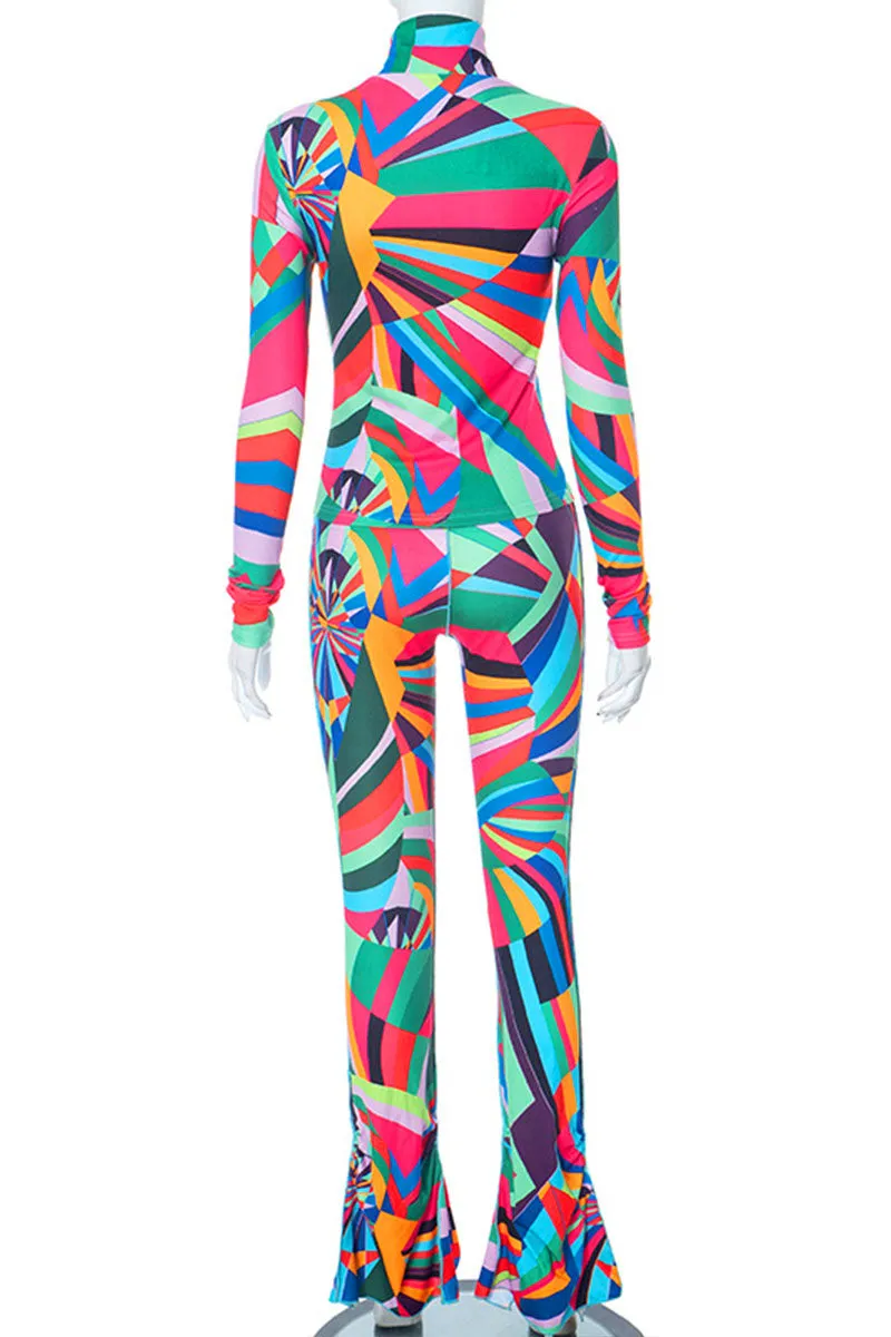 UG0299 Rainbow Geo Shirt and Pants