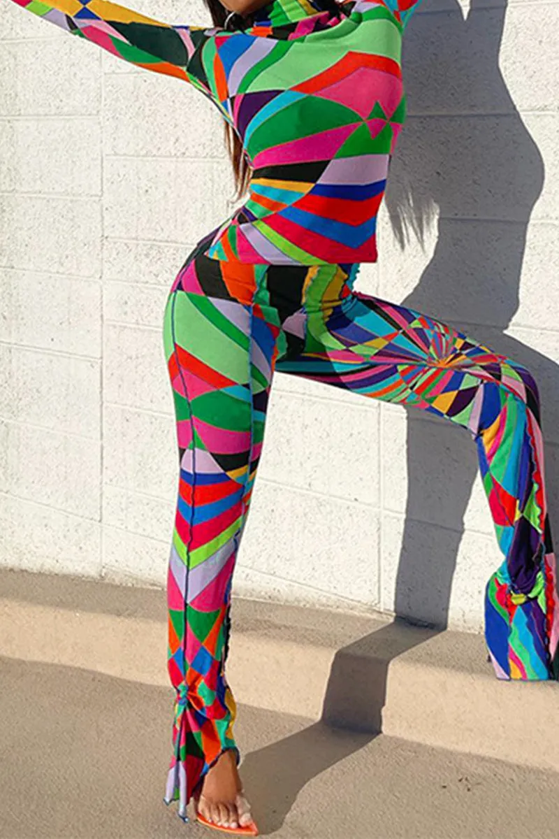 UG0299 Rainbow Geo Shirt and Pants