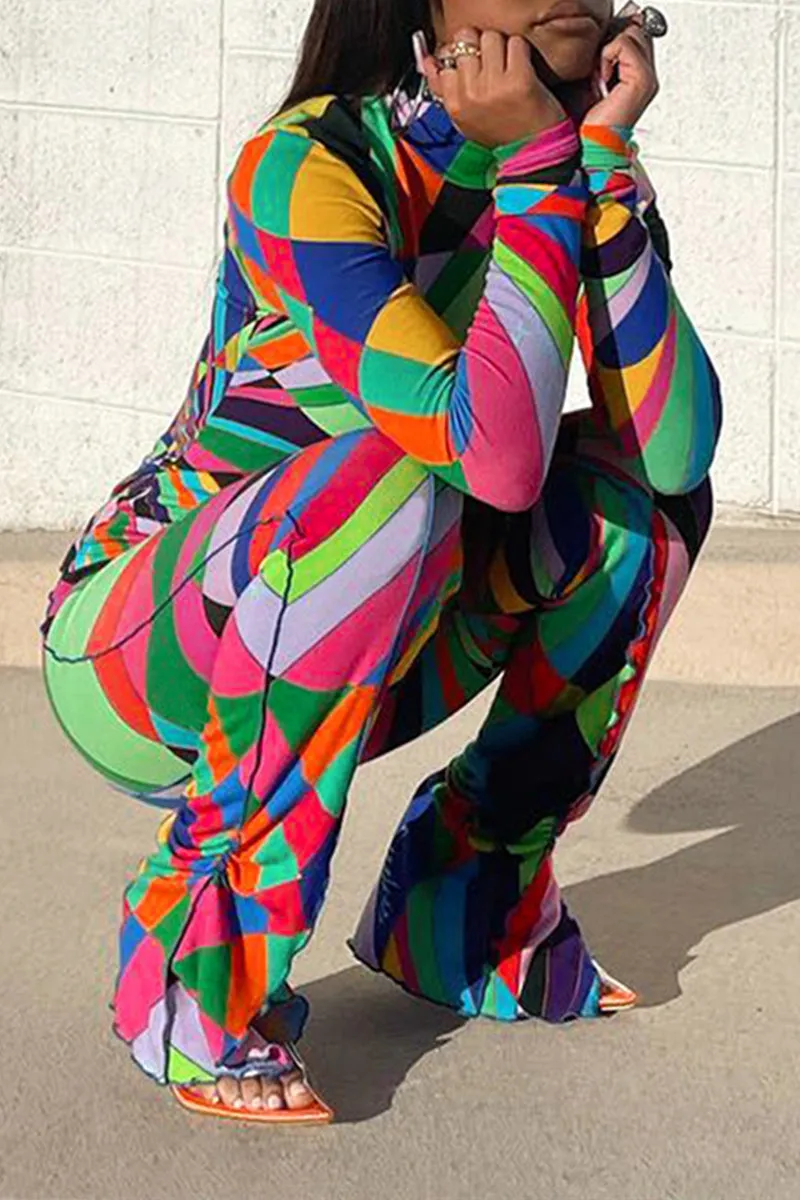 UG0299 Rainbow Geo Shirt and Pants