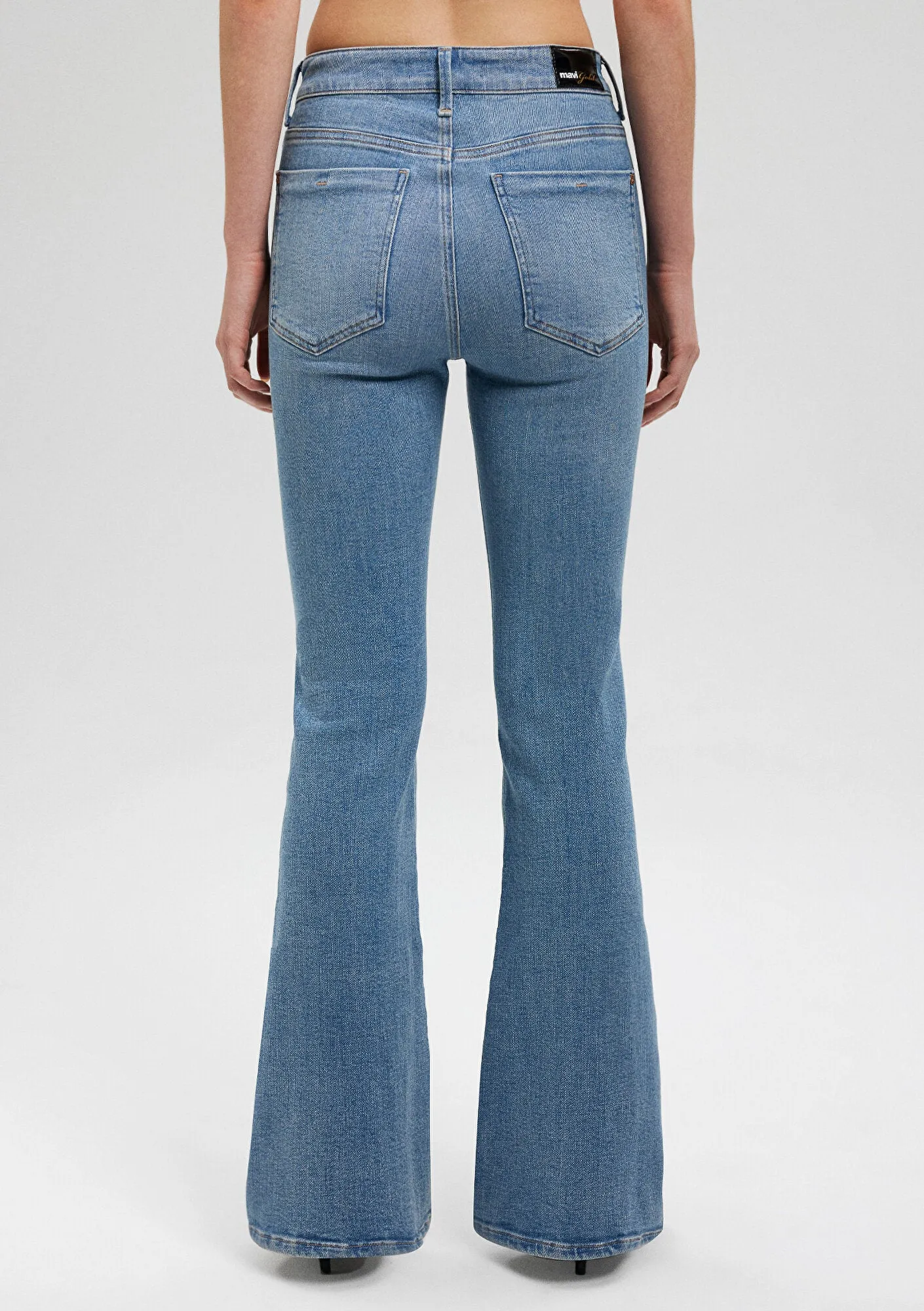 Valenti Mid Gold Denim Jean Pants