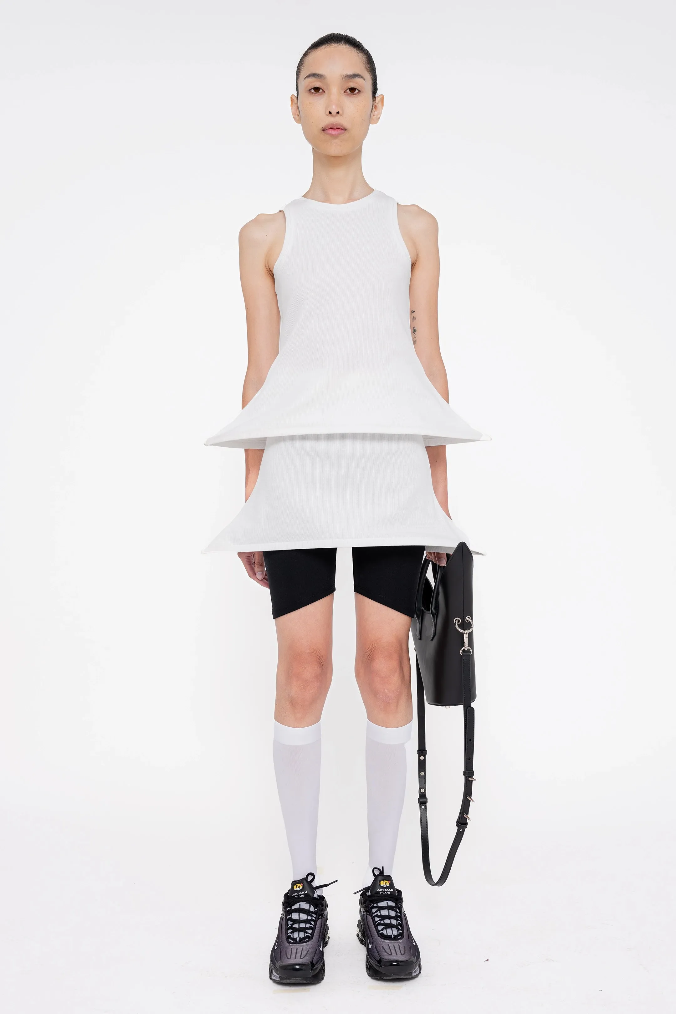 WHITE POINTY TANK