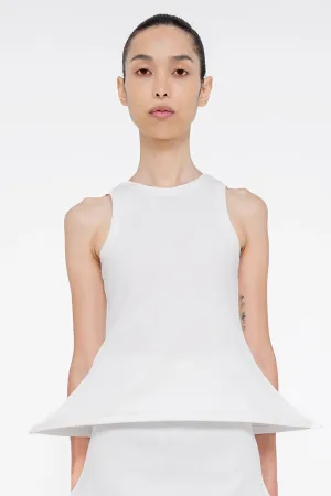 WHITE POINTY TANK