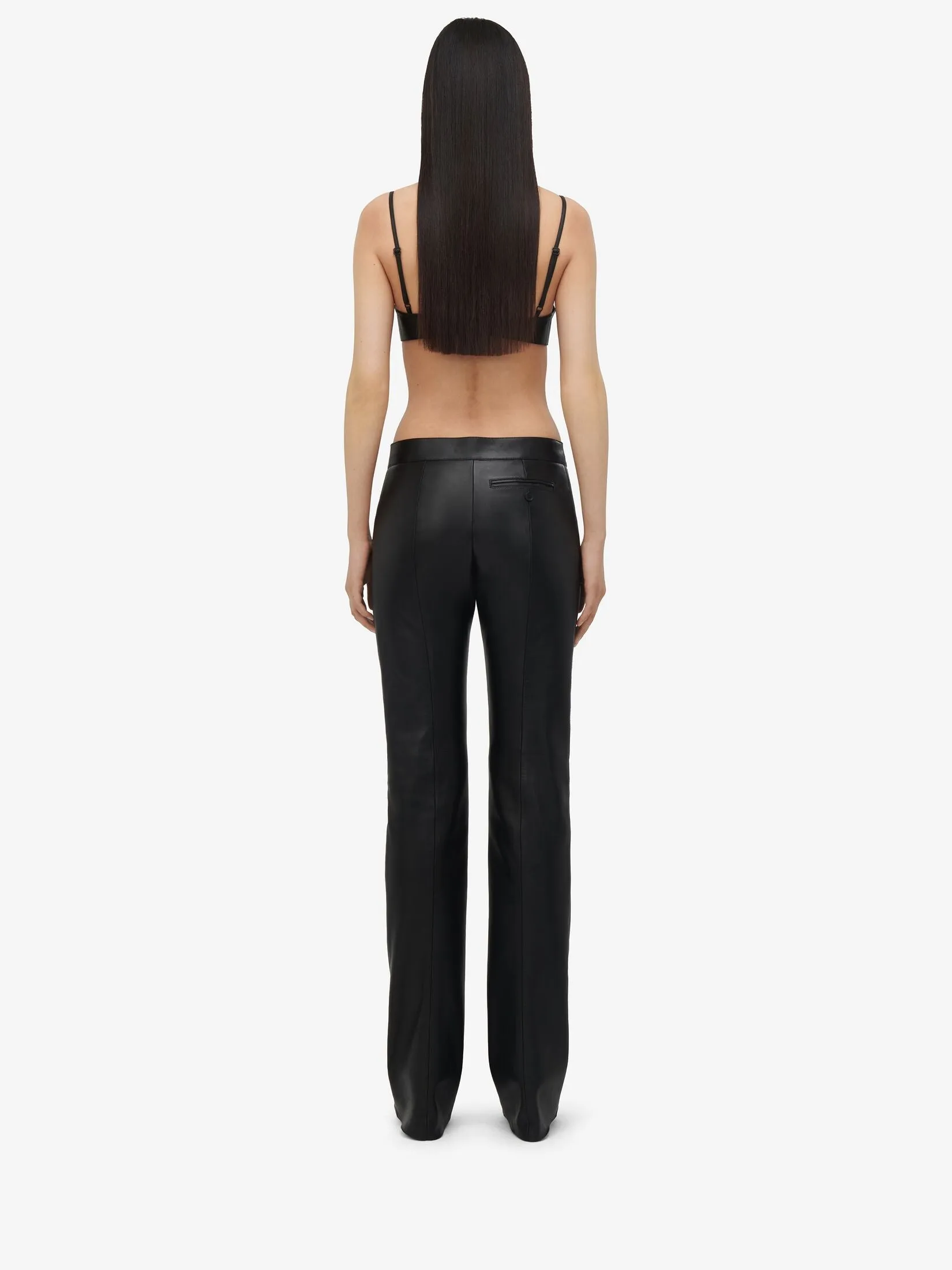 Women's Cigarette Trousers in Black