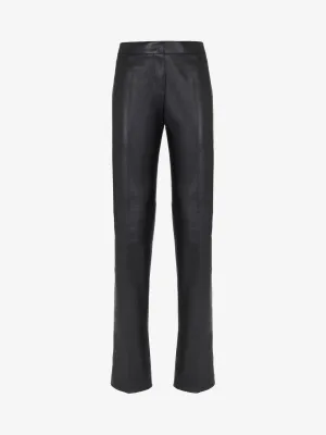 Women's Cigarette Trousers in Black