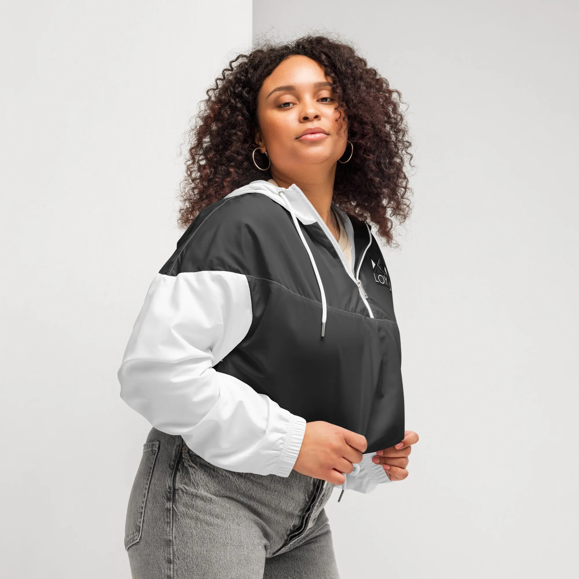 Women’s cropped windbreaker