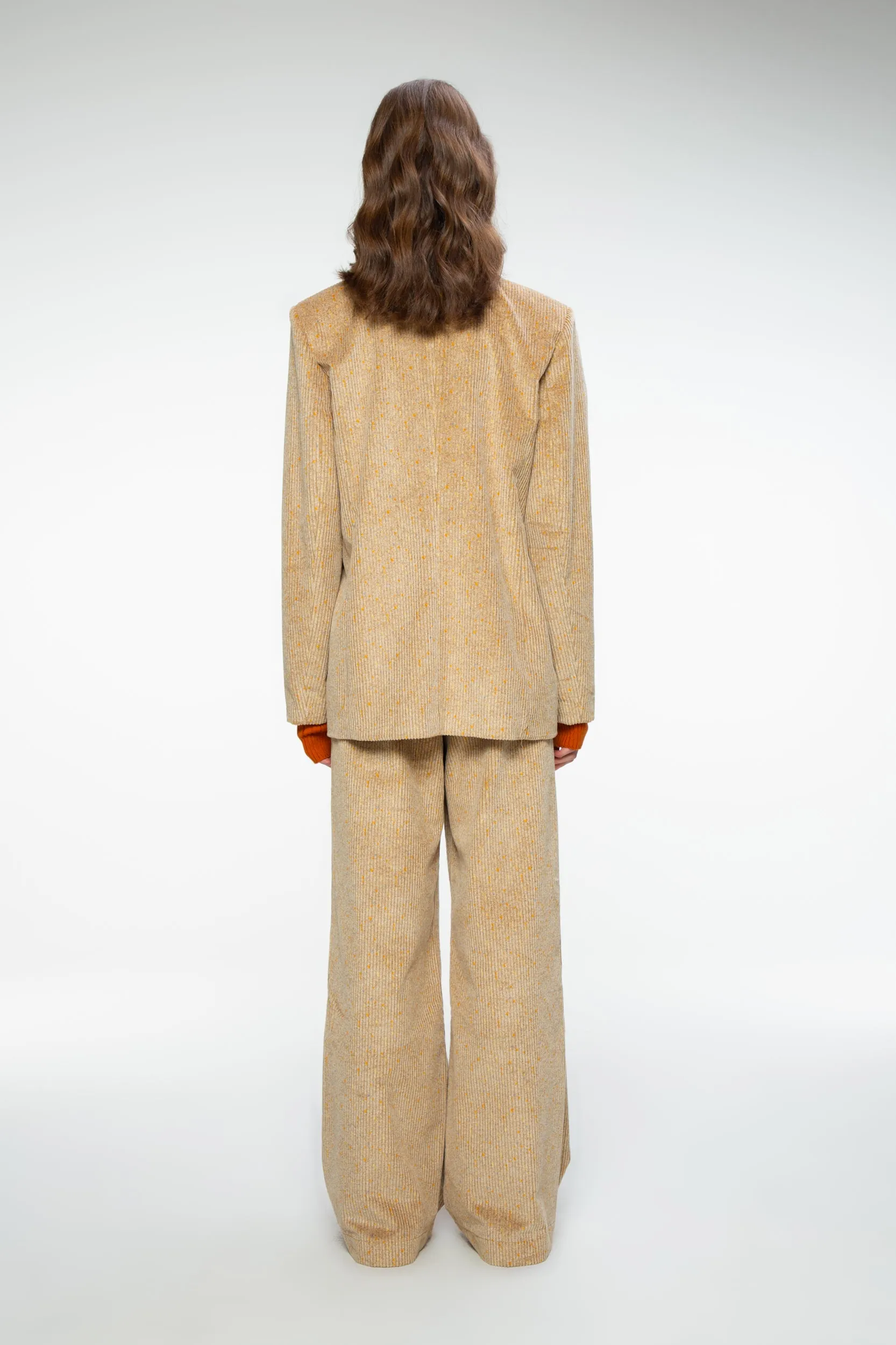 Women's Trousers Melange, Camel