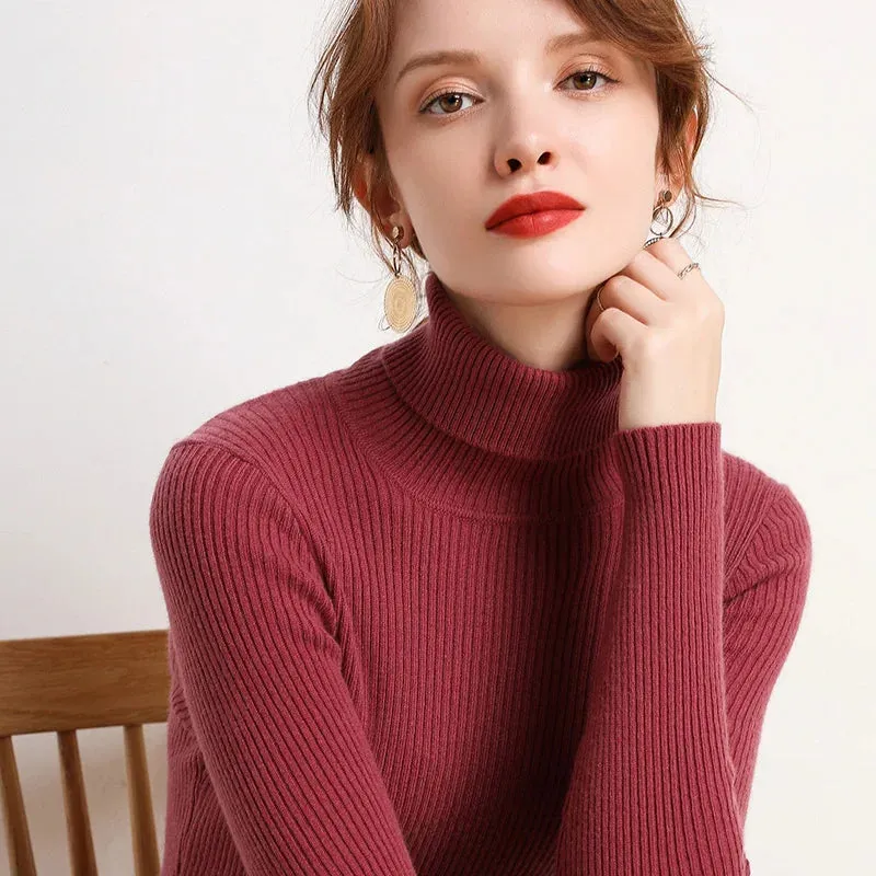 Women's Turtleneck Cashmere Sweater