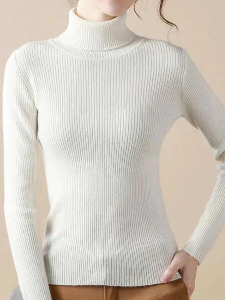 Women's Turtleneck Cashmere Sweater