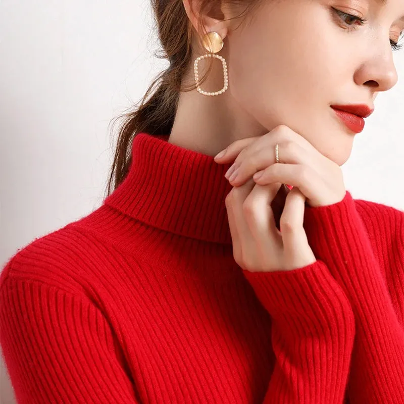 Women's Turtleneck Cashmere Sweater