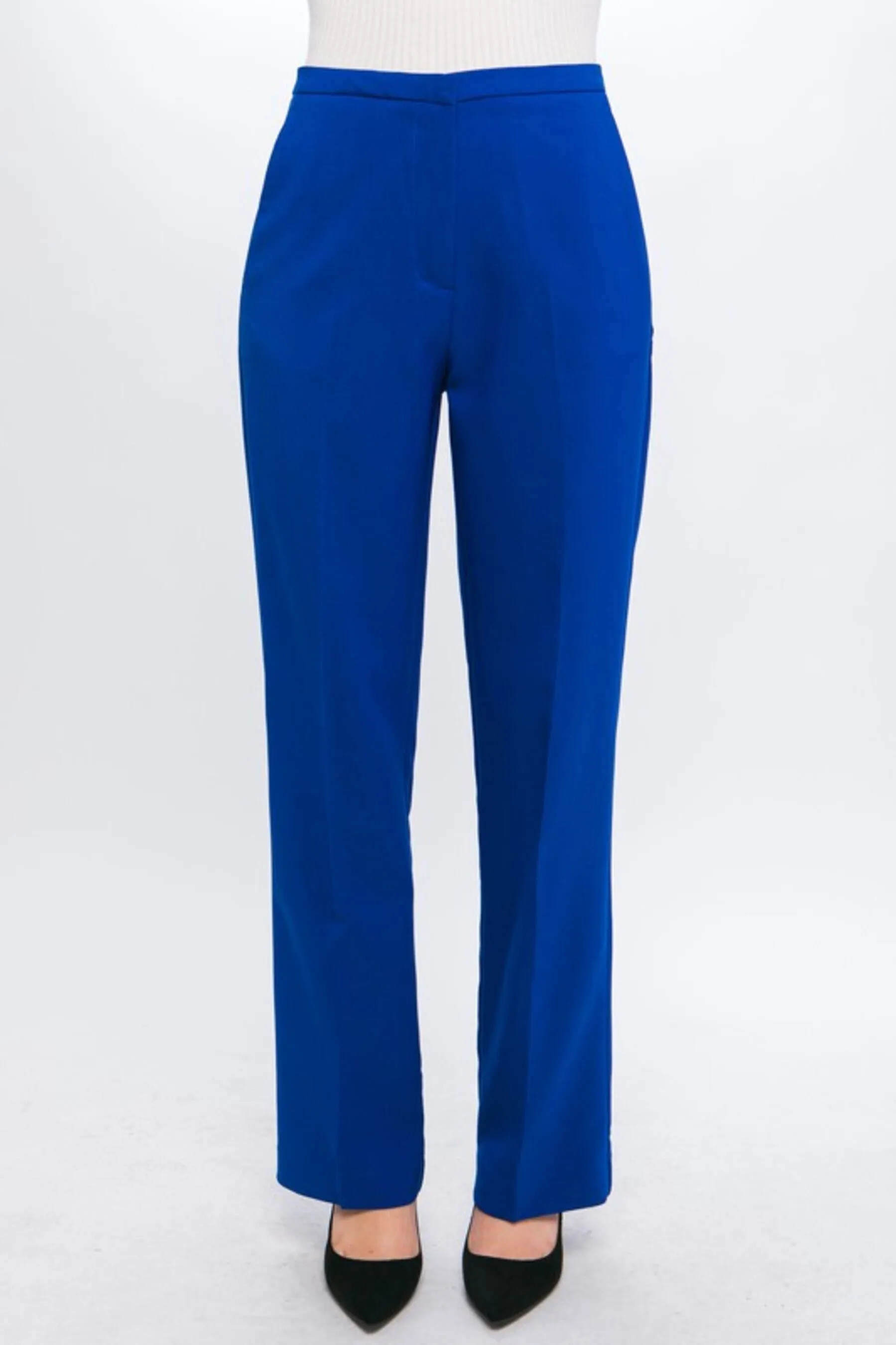 Women's Woven Solid Formal Long Pants