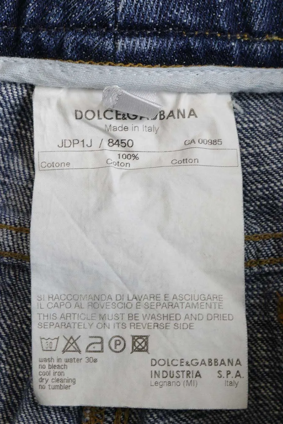 [WW24393] Dolce & Gabbana | Denim Pants