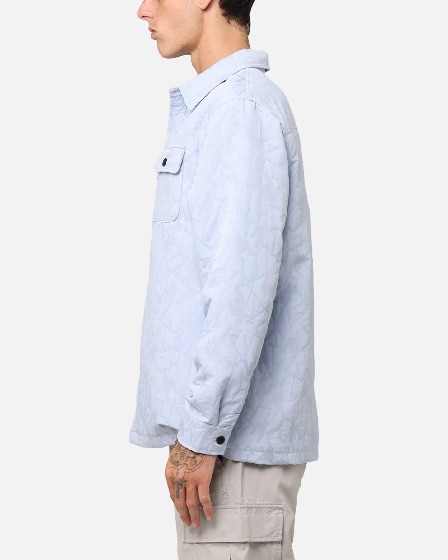 XXIII Nebula Textured Overshirt Blue