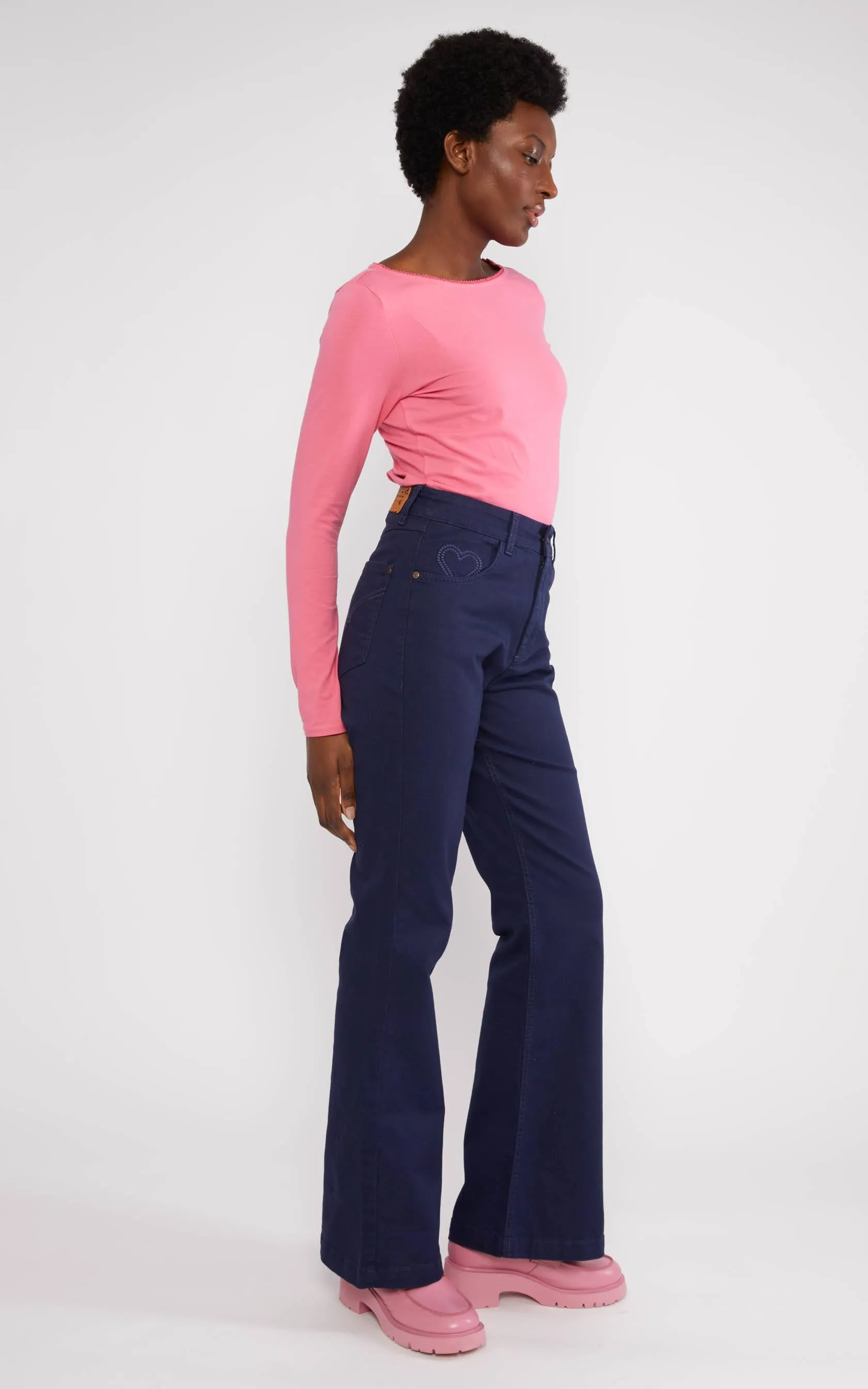 Yes We Flare Academic Blue