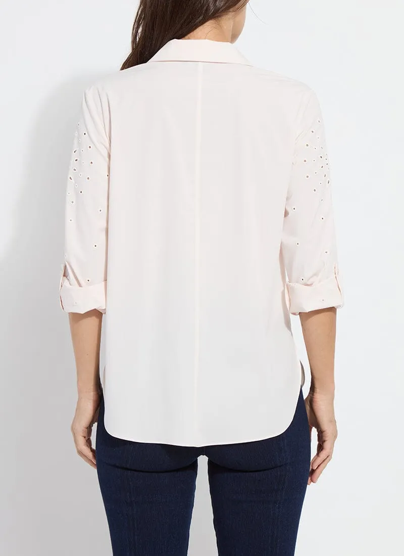 Zelie Eyelet Embroidered Shirt