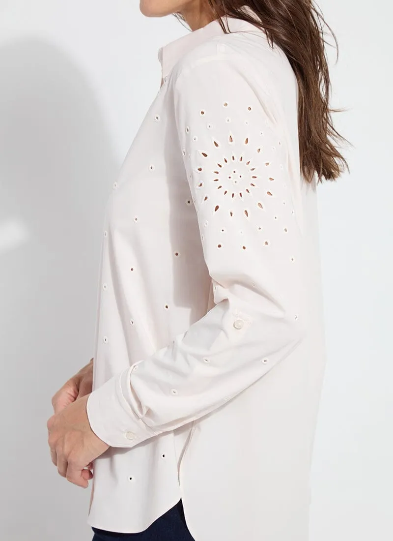 Zelie Eyelet Embroidered Shirt