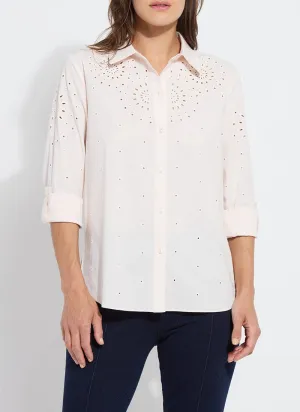 Zelie Eyelet Embroidered Shirt