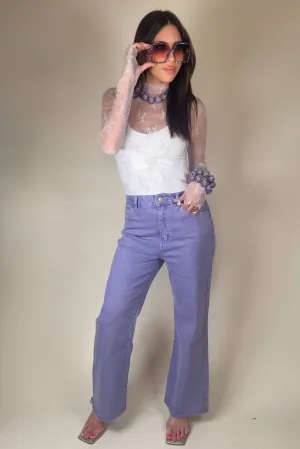 Zenana Acid Washed High Waist Bootcut Jeans