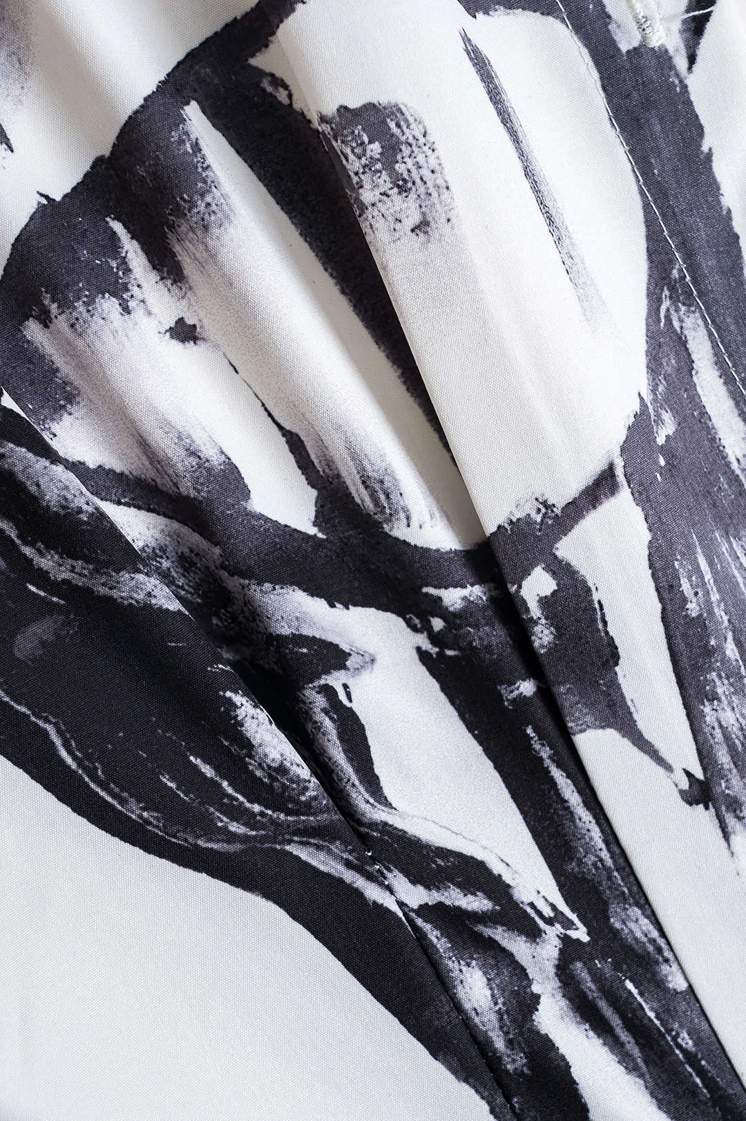 Zoey - Stylish Button Abstract Woman's Long Sleeve Shirt
